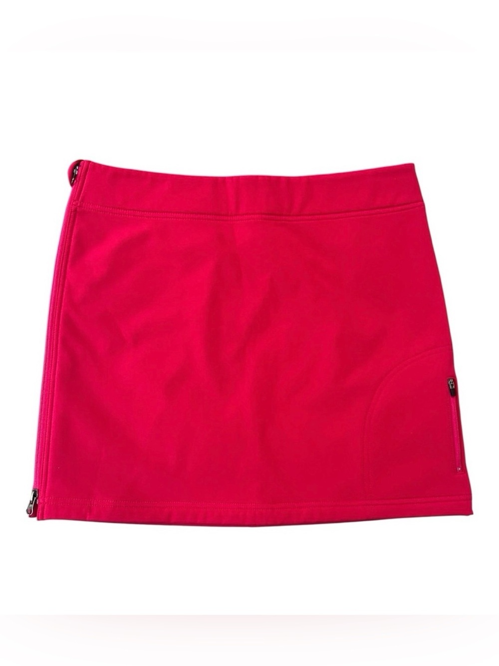 Title Nine Skirt, Cold Killer Fleece Lined Mini Red, Size: 10